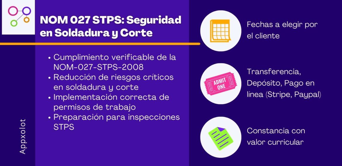 NOM-027-STPS-2008: Soldadura y corte seguro en el trabajo