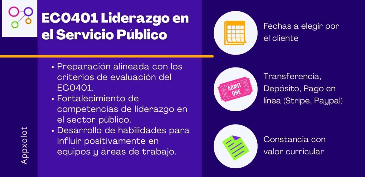 EC0401 Liderazgo en el Servicio Público: fortalece tus competencias para transformar la gestión institucional