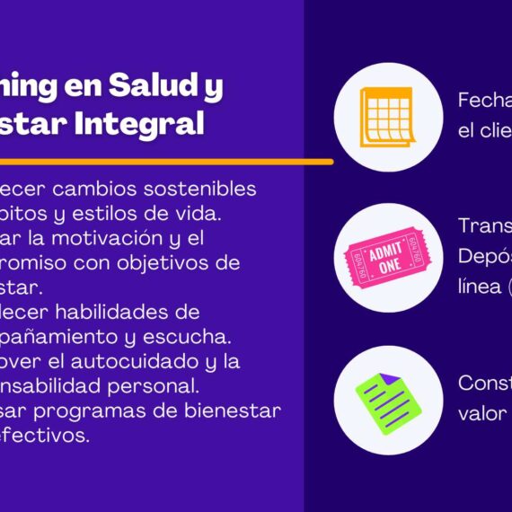 Coaching en salud: bienestar integral y hábitos saludables
