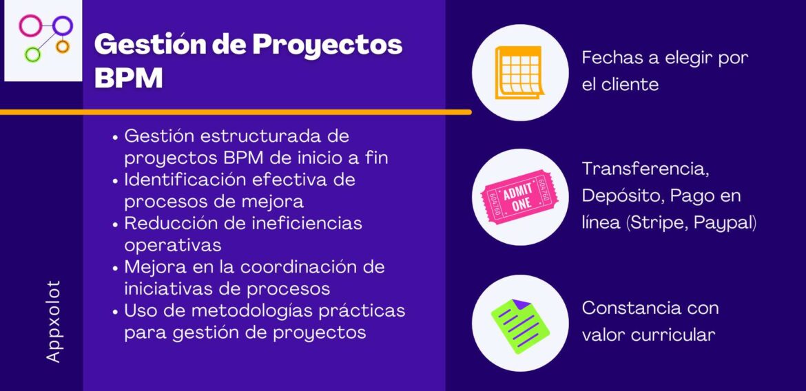 Gestión BPM: proyectos de procesos eficientes y mejora continua