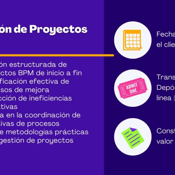 Gestión BPM: proyectos de procesos eficientes y mejora continua