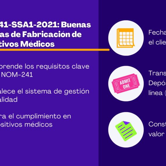 Curso NOM-241-SSA1-2021: Buenas Prácticas de Fabricación de Dispositivos Médicos