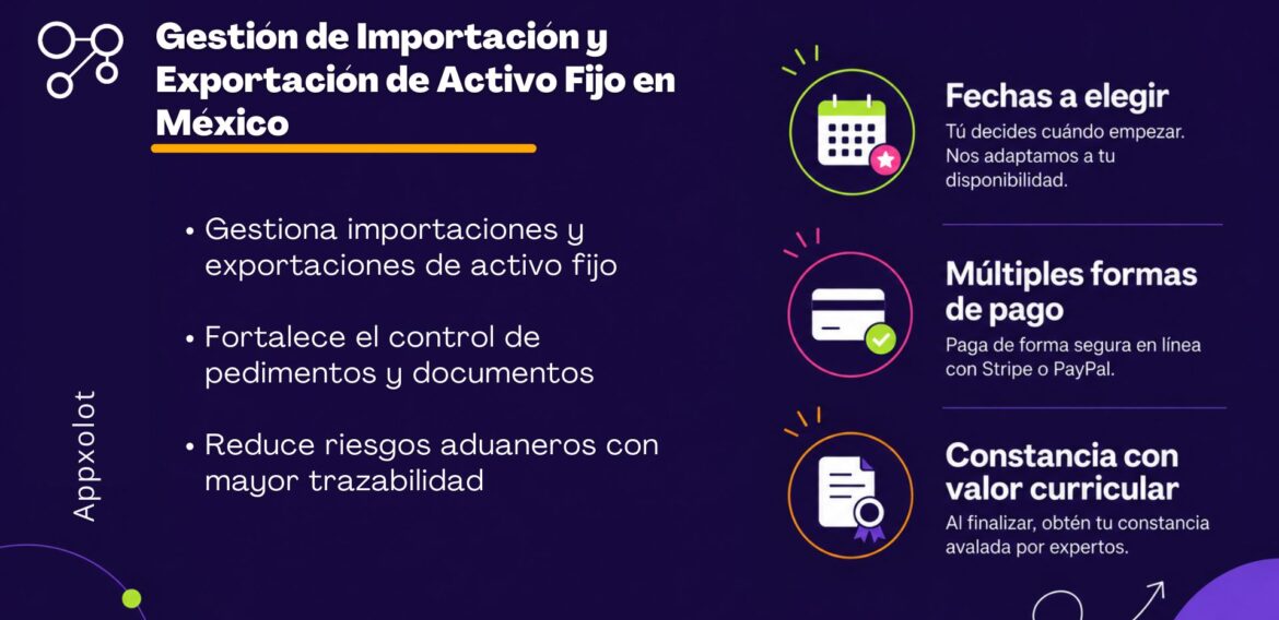 Gestión de Importación y Exportación de Activo Fijo en México