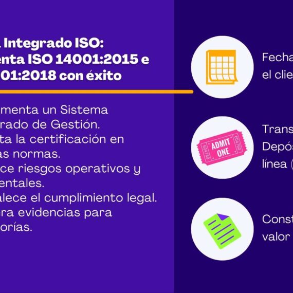 Sistema Integrado ISO: Implementa ISO 14001:2015 e ISO 45001:2018 con éxito