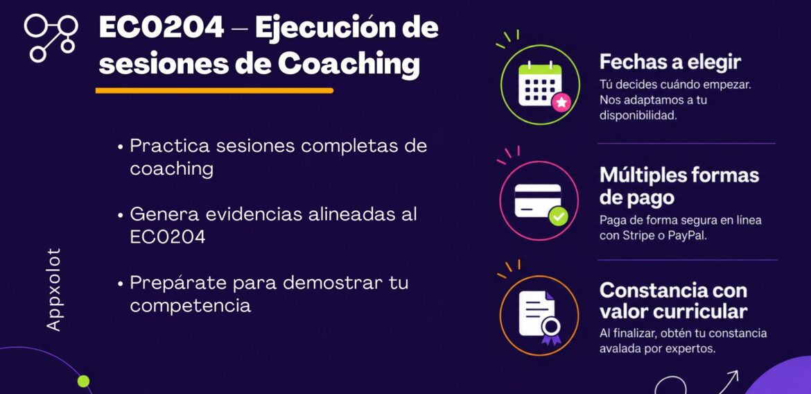 EC0204 – Ejecución de sesiones de Coaching