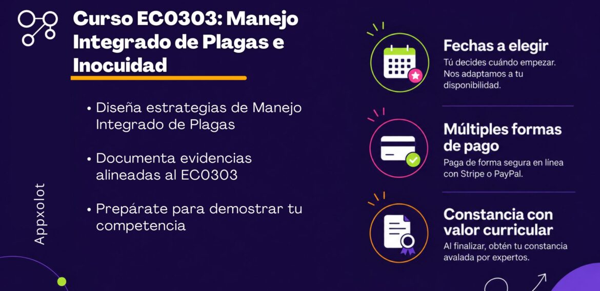 EC0303 – Manejo Integrado de Plagas en Grado de Inocuidad