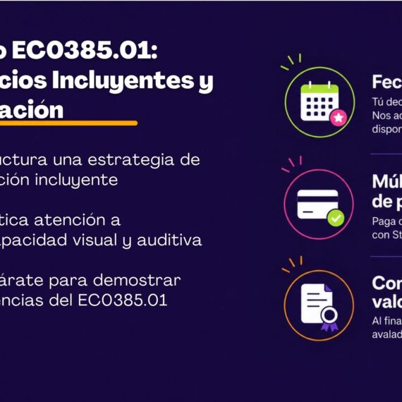 EC0385.01 Prestación de servicios incluyentes para personas con discapacidad