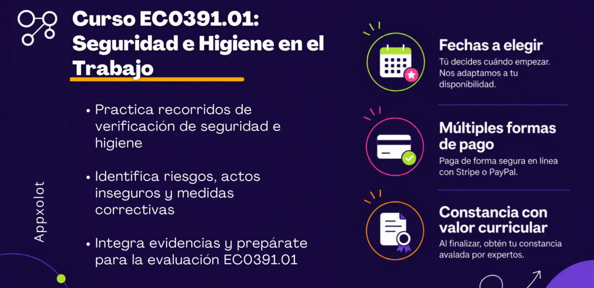 EC0391.01 Verificación de las Condiciones de Seguridad e Higiene