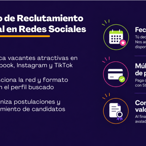 Reclutamiento Digital: Facebook, Instagram y TikTok