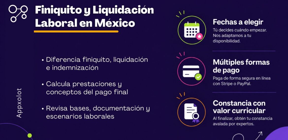 Finiquito y Liquidación Laboral en México