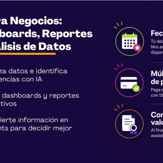 Inteligencia Artificial aplicada a Negocios: Dashboards, Reportes y Análisis de Información