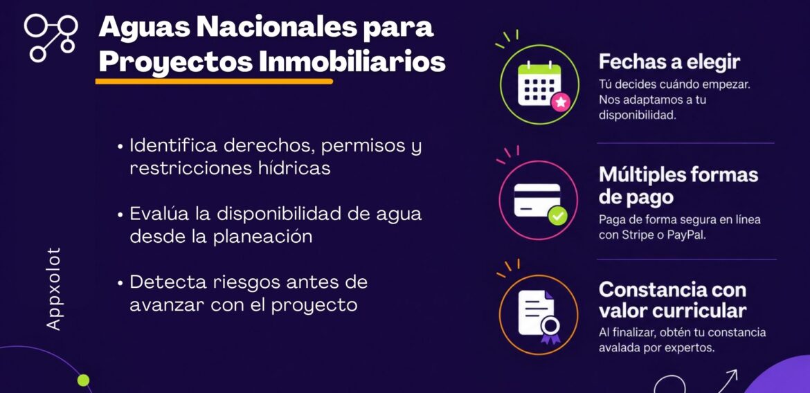 Aguas Nacionales para Proyectos Inmobiliarios