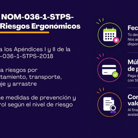 NOM-036-1-STPS-2018: Manejo Manual de Cargas y Evaluación de Riesgos Ergonómicos
