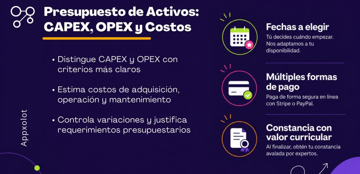 Presupuesto de Activos: Costos, CAPEX y OPEX